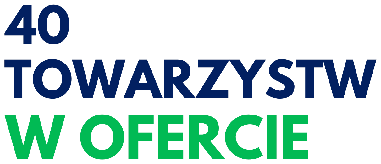 40 towarzystw w ofercie